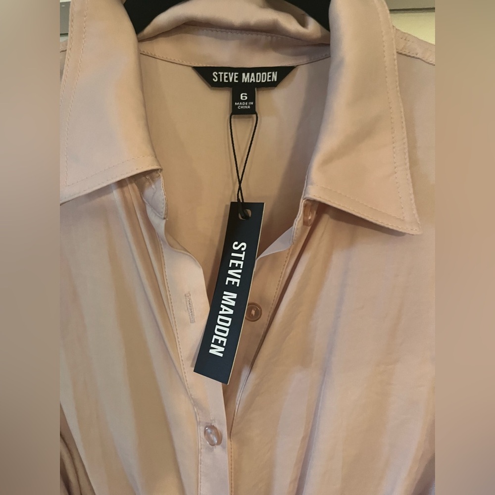 Steve Madden Tori Dress Rose Taupe - Picture 2 of 4